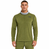 Reversible Herren-Unterwäsche-Oberteile aus farbblockiertem, doppelt gebürstetem Fleece