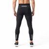 Herren-Kompressions-Baselayer mit reflektierenden Besätzen, aktive Slim-Fit-Hose
