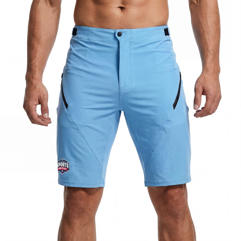 Herren-Shorts zum Radfahren und Wandern mit Reißverschlusstaschen
