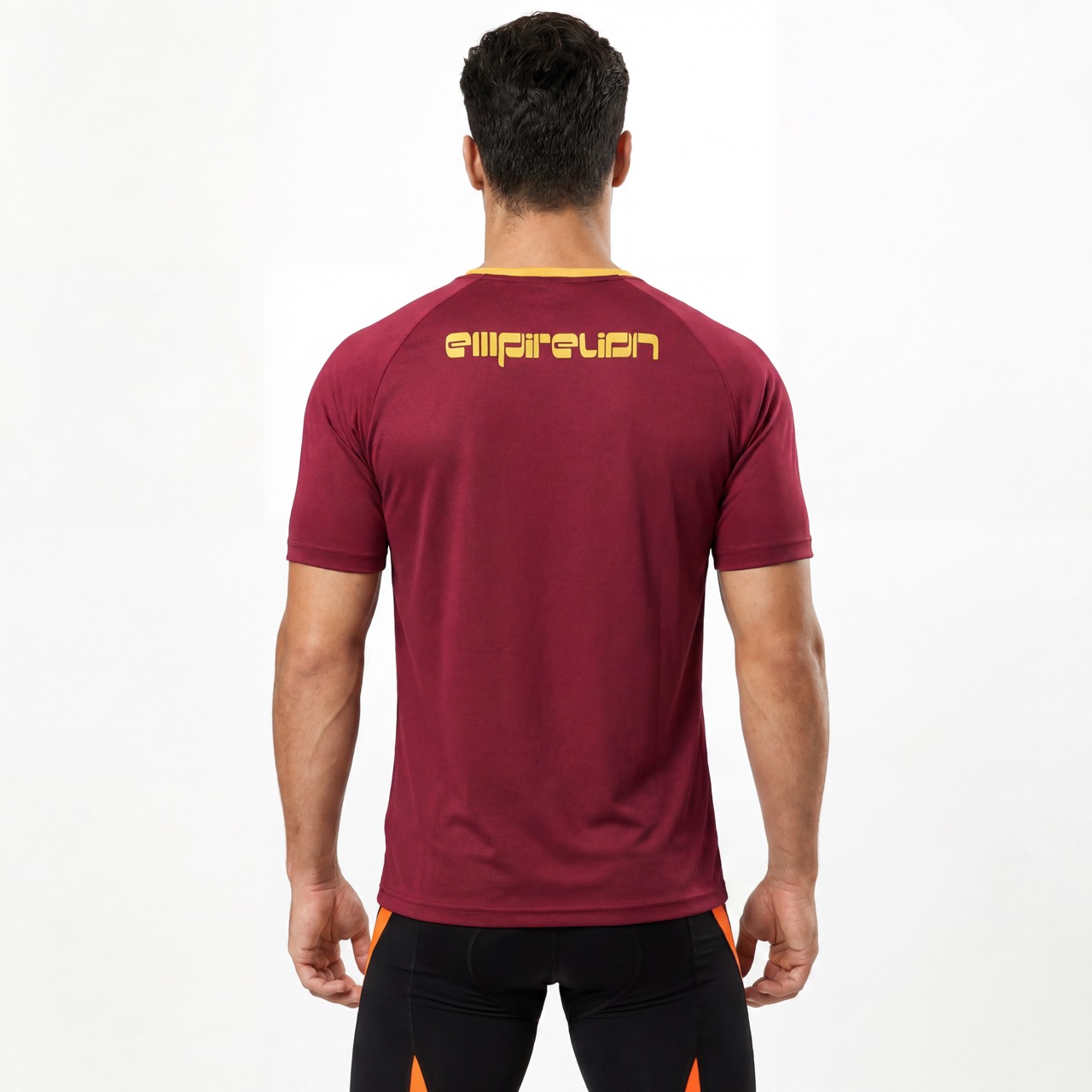 Herren-T-Shirt mit bedrucktem Fußballtrikot und Logo