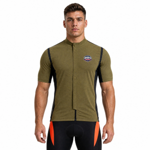 Reflektierendes Herren-Radtrikot mit Klebeband