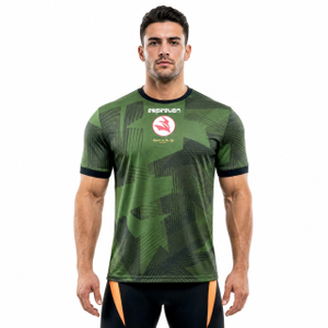 Herren-T-Shirt mit Allover-Print-Logo